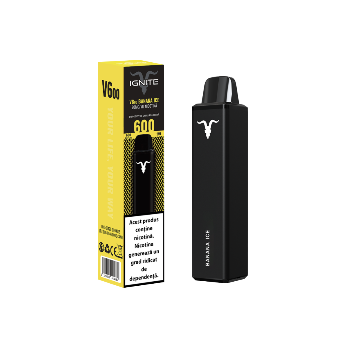 IGNITE VAPE | V600 Dan Bilzerian | Ignite Romania | Vape Banana Ice